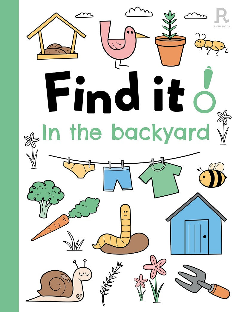 Find It! In The Backyard: Activity Book