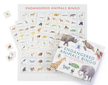 Load image into Gallery viewer, Endangered Animals Bingo Board Game