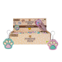 Load image into Gallery viewer, Fidget Keychain: Cat Paw Click