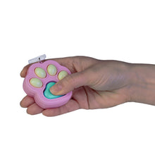 Load image into Gallery viewer, Fidget Keychain: Cat Paw Click