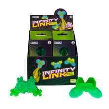 Load image into Gallery viewer, Fidget Fingers Infinity Link: Glow in the Dark