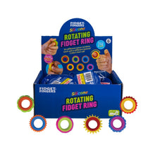 Load image into Gallery viewer, Fidget Fingers Silicone Spinning Ring: Assorted Colours