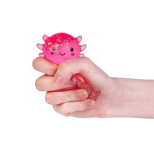 Squishy Glitter Gel Axolotl