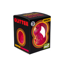 Load image into Gallery viewer, Smoosho's Super Squeeze Glitter Axolotl