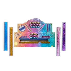 Sequin Glitter Ruler: Assorted Colours