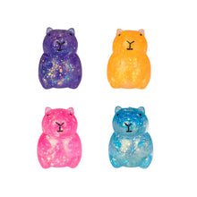 Load image into Gallery viewer, Smoosho's Super Squeeze Glitter Fidget: Capybara