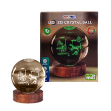 Load image into Gallery viewer, 3D Crystal Ball Lamp: Dinosaur