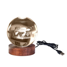 Load image into Gallery viewer, 3D Crystal Ball Lamp: Turtle