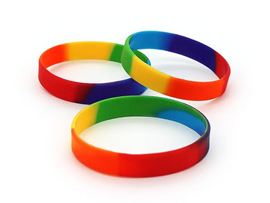 Silicone Bangle - Rainbow