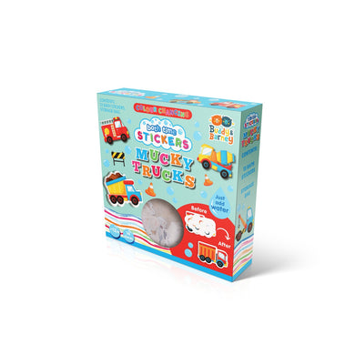 Bath Time Colour Changing Bath Stickers: Mucky Trucks