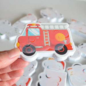 Bath Time Colour Changing Bath Stickers: Mucky Trucks