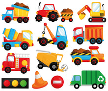 Load image into Gallery viewer, Bath Time Colour Changing Bath Stickers: Mucky Trucks