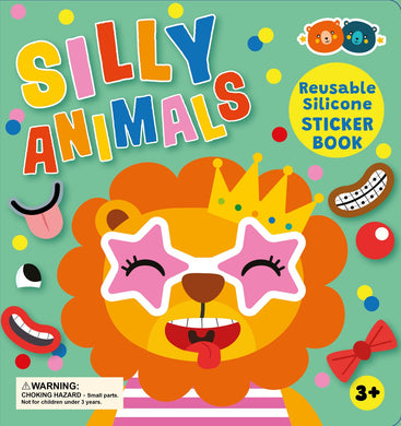 Silicone Sticker Book: Silly Animals