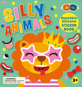 Silicone Sticker Book: Silly Animals