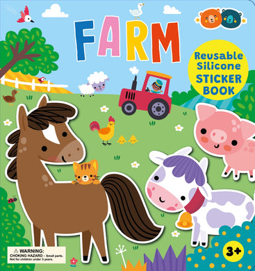 Silicone Sticker Book: Farm