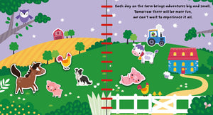 Silicone Sticker Book: Farm
