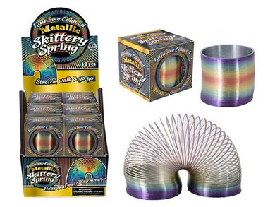 Metallic Rainbow Slinky / Spring: Small