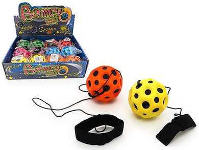Bouncy Dimple Ball with Wristband