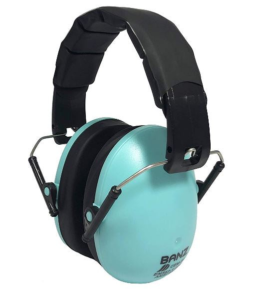 Banz Kids Protective Earmuffs (Ages 3 Years +): Lagoon Blue - The Sensory Studio