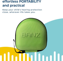 Load image into Gallery viewer, Banz Kids Ear Muff Case: Lime Green
