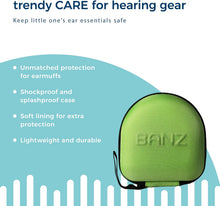 Load image into Gallery viewer, Banz Kids Ear Muff Case: Lime Green
