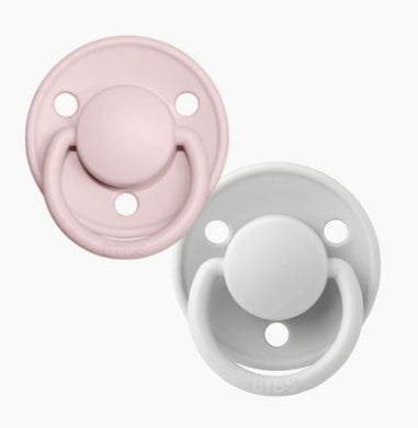BIBS Pacifier Dummy De Lux One Size: Haze / Blossom