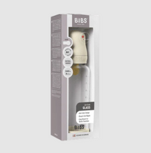 Load image into Gallery viewer, BIBS Glass Baby Bottle: 240ml Latex - Ivory