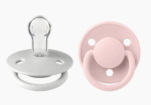 BIBS Pacifier Dummy De Lux One Size: Haze / Blossom