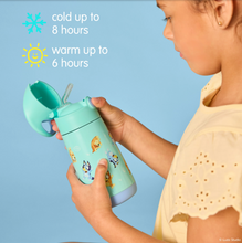 Load image into Gallery viewer, B.Box Insulated Drink Bottle 350ml: Bluey (Aqua)