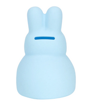Load image into Gallery viewer, Annabel Trends Silicone Bunny Money Bank: Blue