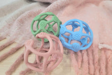 Load image into Gallery viewer, Silicone Teether Texture Grip Ball: Blue
