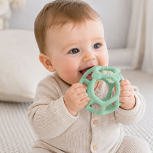 Load image into Gallery viewer, Silicone Teether Texture Grip Ball: Mint Green