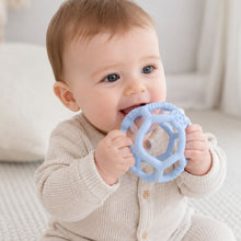 Load image into Gallery viewer, Silicone Teether Texture Grip Ball: Pastel Blue