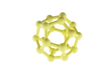 Load image into Gallery viewer, Silicone Teether Atomic Grip Ball: Yellow (Lemon)