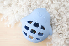 Load image into Gallery viewer, Silicone Sensory Penguin Rattle: Blue