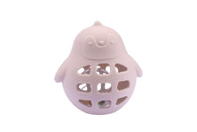 Load image into Gallery viewer, Silicone Sensory Penguin Rattle: Pink