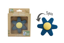 Load image into Gallery viewer, Silicone Daisy Spinner: Blue/Yellow