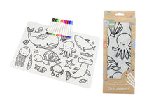 Load image into Gallery viewer, Silicone Reusable Drawing Mat: Sea Animals