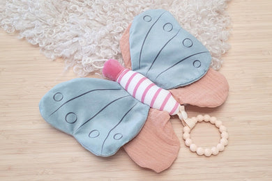 Snuggle Pal Silicone Teething Ring: Bella Butterfly