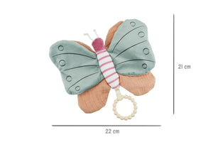 Snuggle Pal Silicone Teething Ring: Bella Butterfly