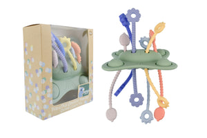 Silicone Pop and Pull Sensory Teether Toy