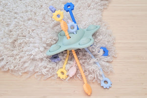 Silicone Pop and Pull Sensory Teether Toy