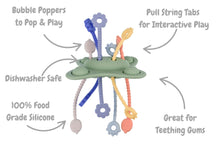 Load image into Gallery viewer, Silicone Pop and Pull Sensory Teether Toy