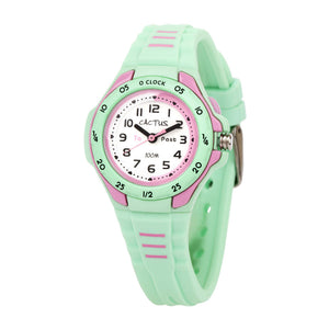 Cactus Time Teacher Watch - Mentor Mint Green