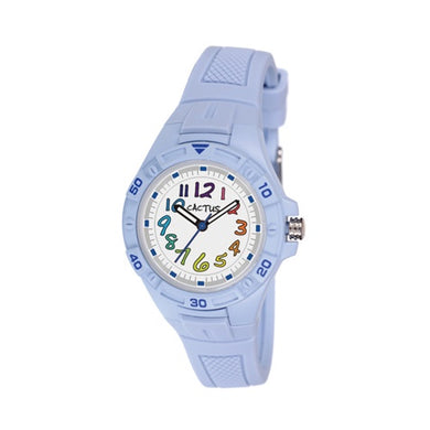 Cactus Time Teacher Watch - Rainbow Face: Lilac