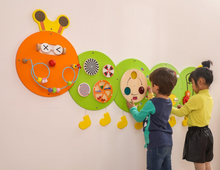 Load image into Gallery viewer, Sensory Activity Wall Panel: Caterpillar