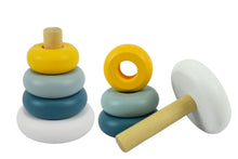 Load image into Gallery viewer, Calm &amp; Breezy Pastel Wooden Baby Gift Set