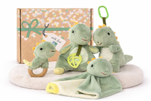 Load image into Gallery viewer, Snuggle Buddy Minty Dinosaur Baby Gift Pack