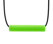 Load image into Gallery viewer, ARK Therapeutic Chewlinder Chew Necklace: Lime Green XT