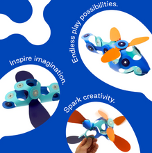 Load image into Gallery viewer, CLIXO Magnetic Play: Airplane Pack
